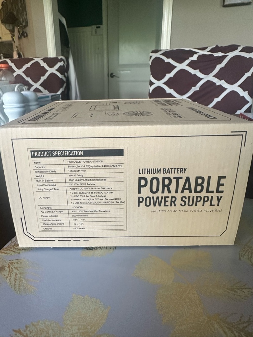 MARBERO Portable Power Supply - Black with Lime Green Accents NWT - Picture 4 of 11